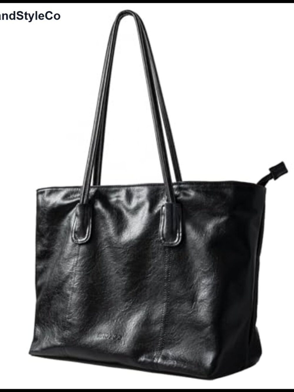 Large Tote Bag for Women PU Leather Vegan Leather Shoulder Bag Handbag